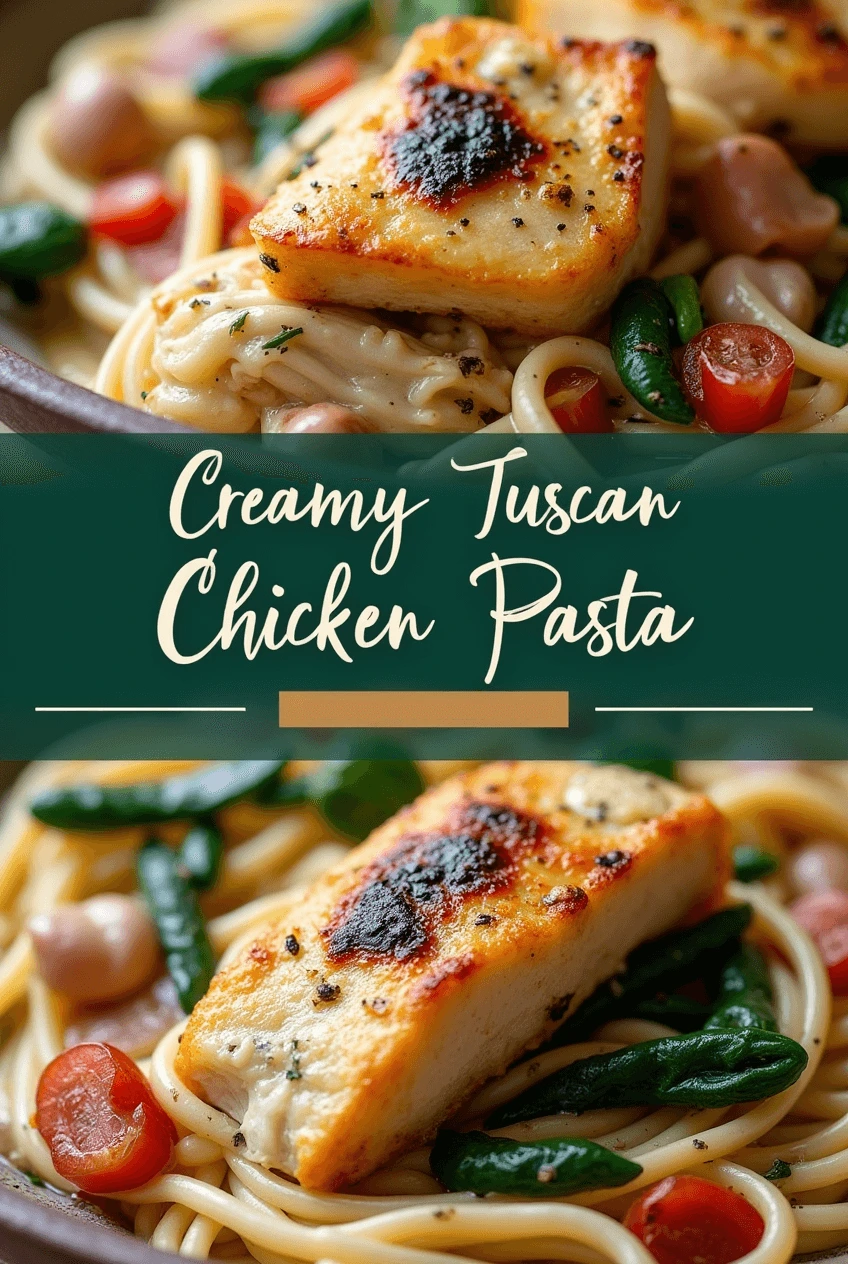 Creamy Tuscan Chicken Pasta