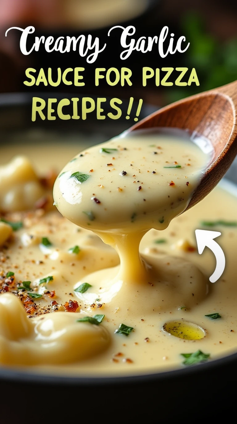 Creamy Garlic Sauce for Pizza