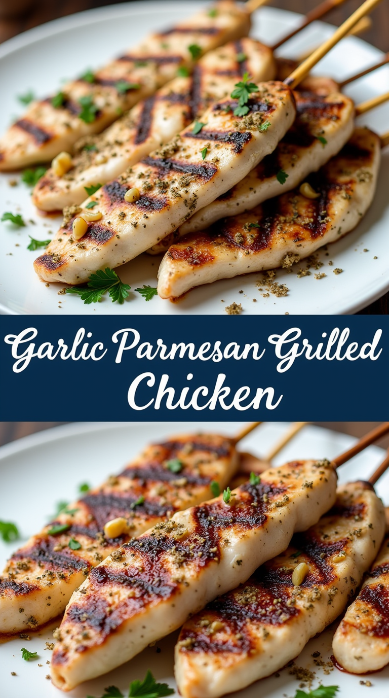 Garlic Parmesan Grilled Chicken