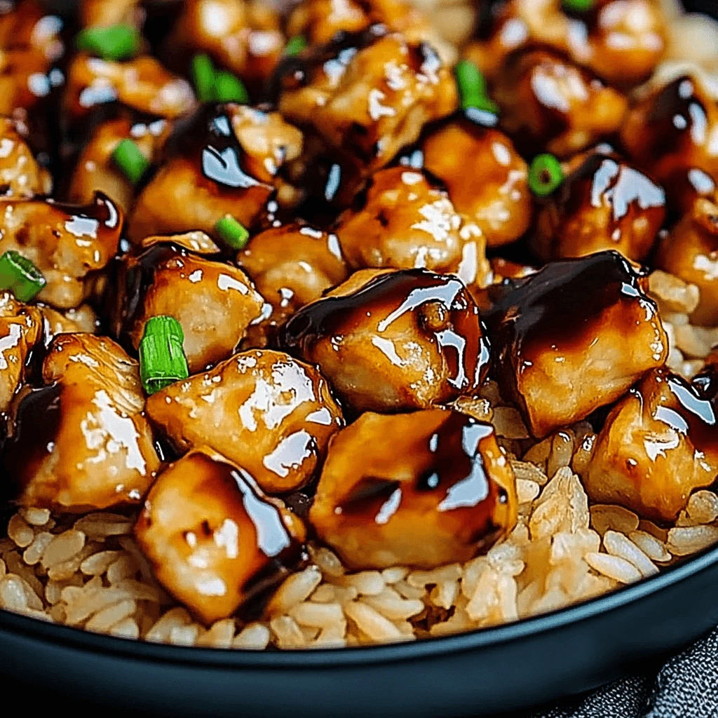 Honey BBQ Chicken Rice