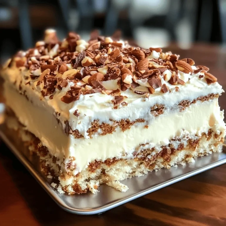 Italian Cream Sheet Cake