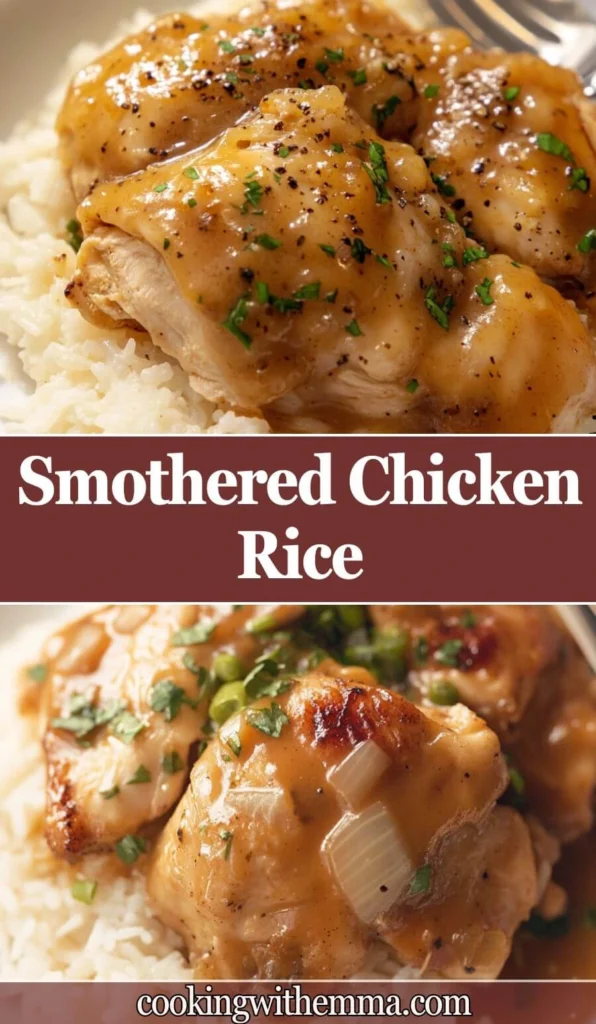 Smothered_Chicken_Rice_pinterest