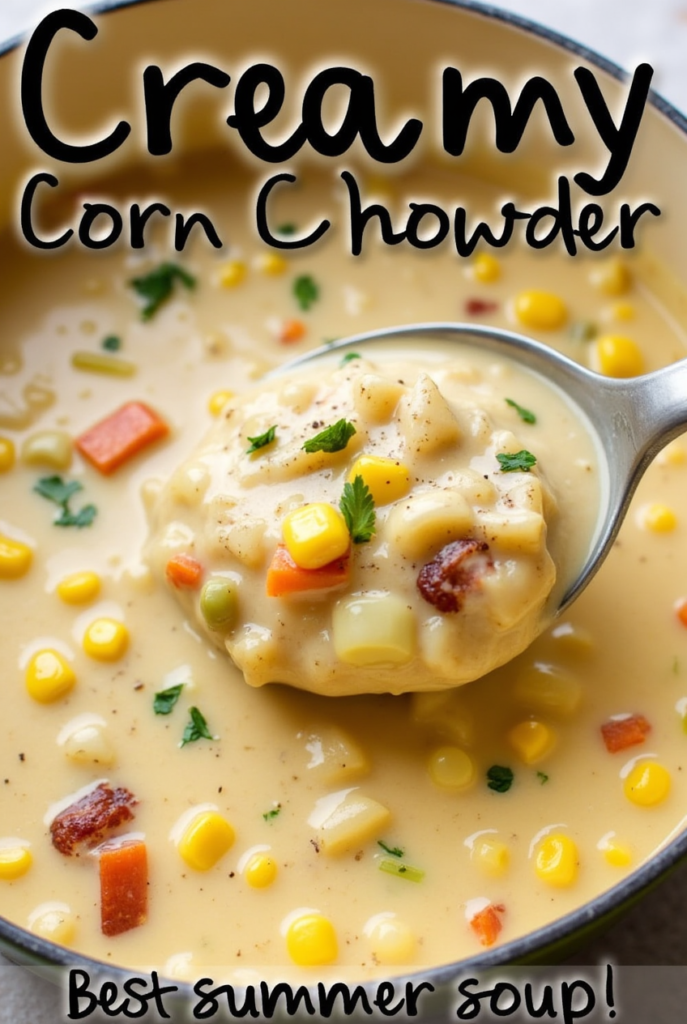 CREAMY CORN CHOWDER CREAMY CORN CHOWDER